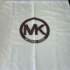 MK Michael Kors Large Beige Brown Dustbag Drawstring 23 X 22